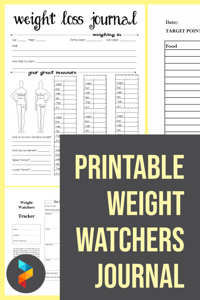 10 Best Free Printable Weight Watchers Journal PDF For Free At Printablee