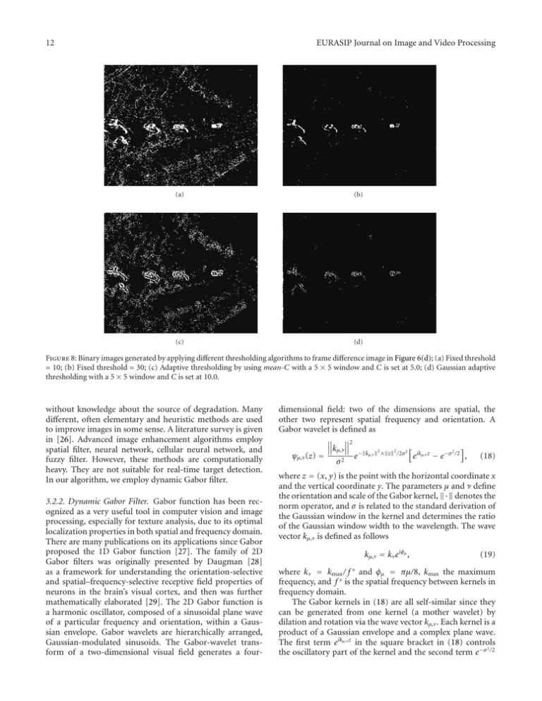 12 EURASIP Journal On Image And Video Processing