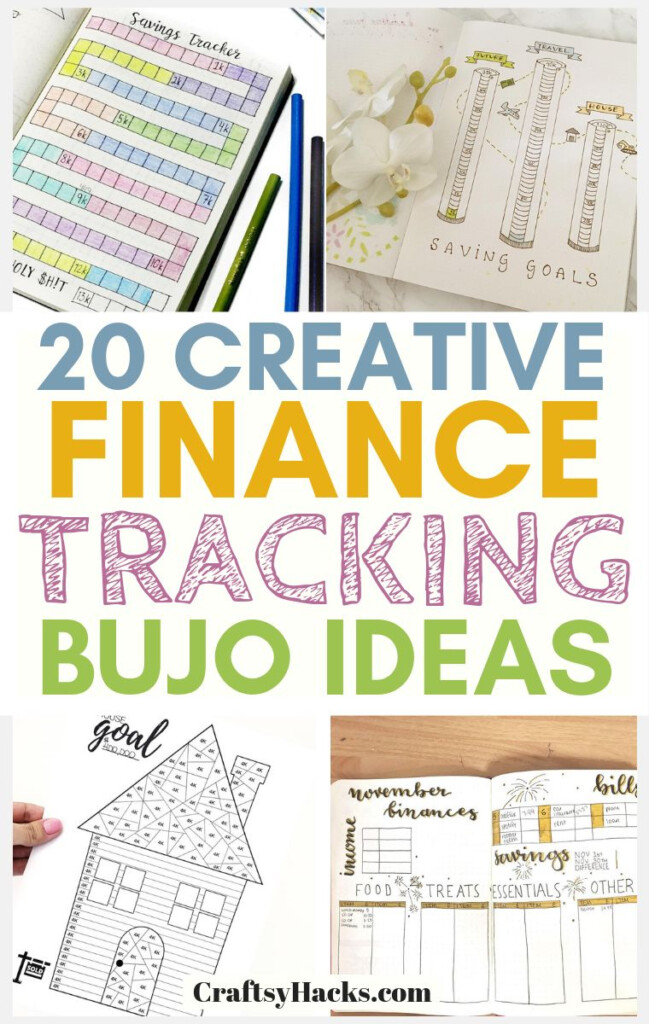 20 Creative Finance Tracking Bullet Journal Ideas Craftsy Hacks