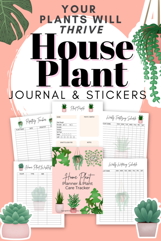 2021 2022 House Plant Journal And Tracker Desert Naturals Natural 