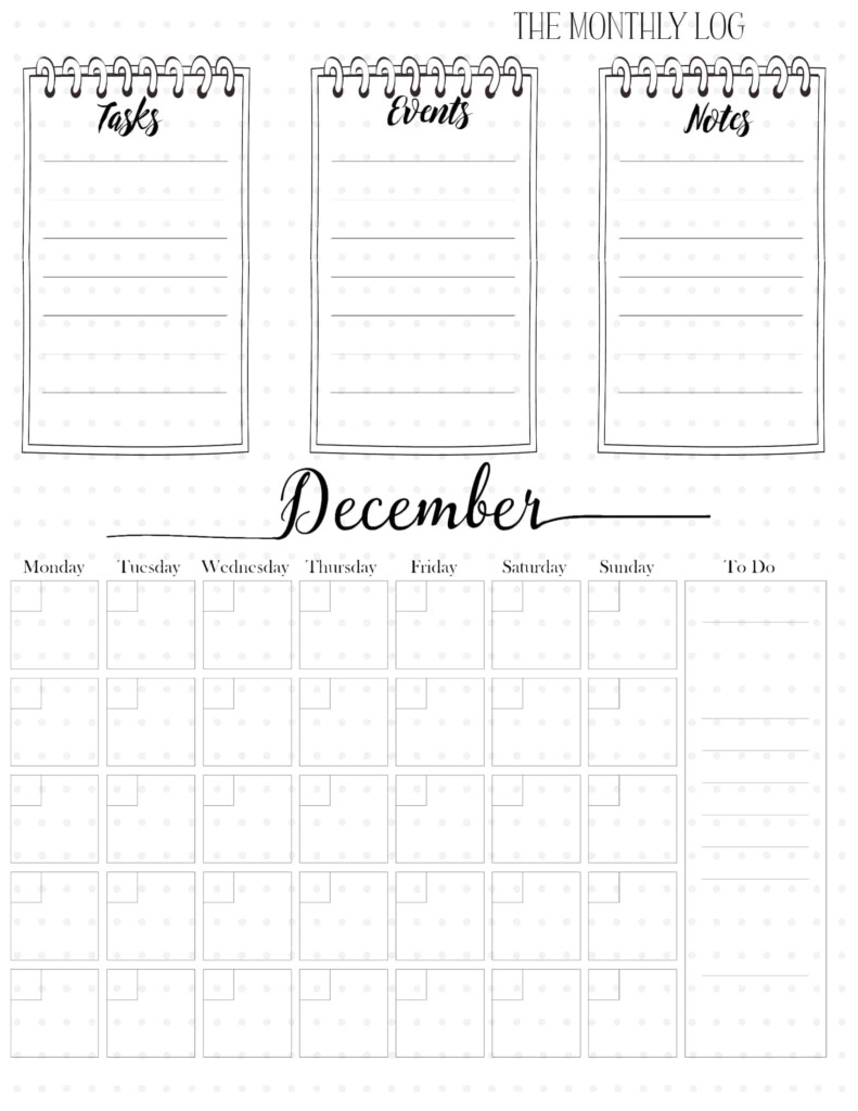 2024 Calendar Pdf Word Excel 2023 Monthly Calendar Planner Stickers 