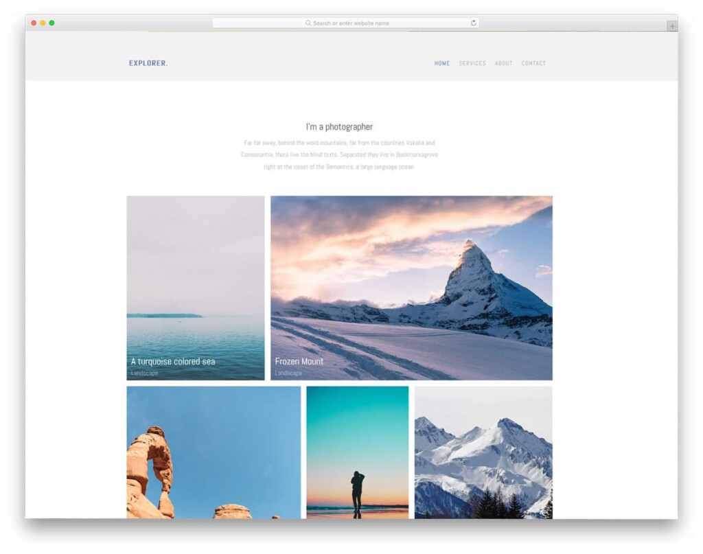 40 Free Photo Gallery Templates To Elegantly Display Your Work