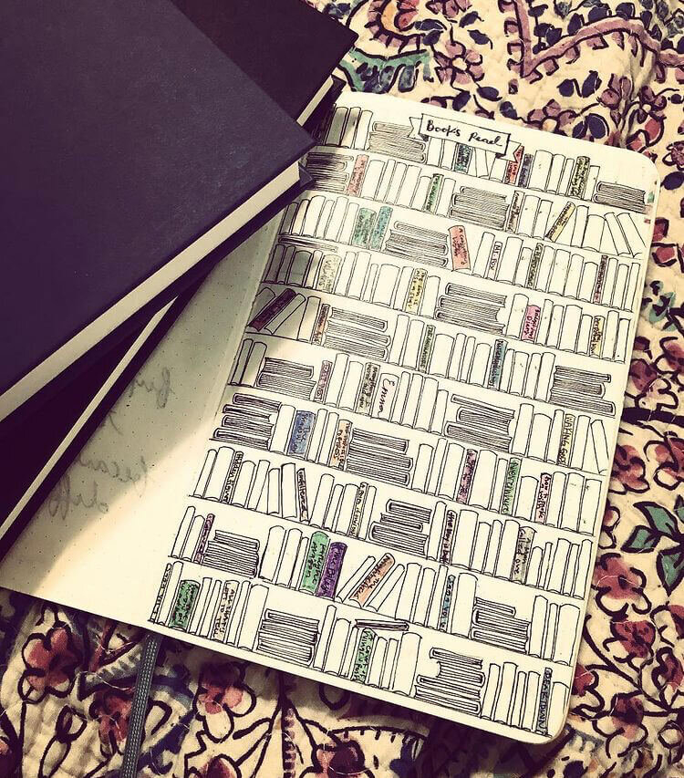 5 Different Ways To Use A Bullet Journal Bookshelf Joyful Journaler