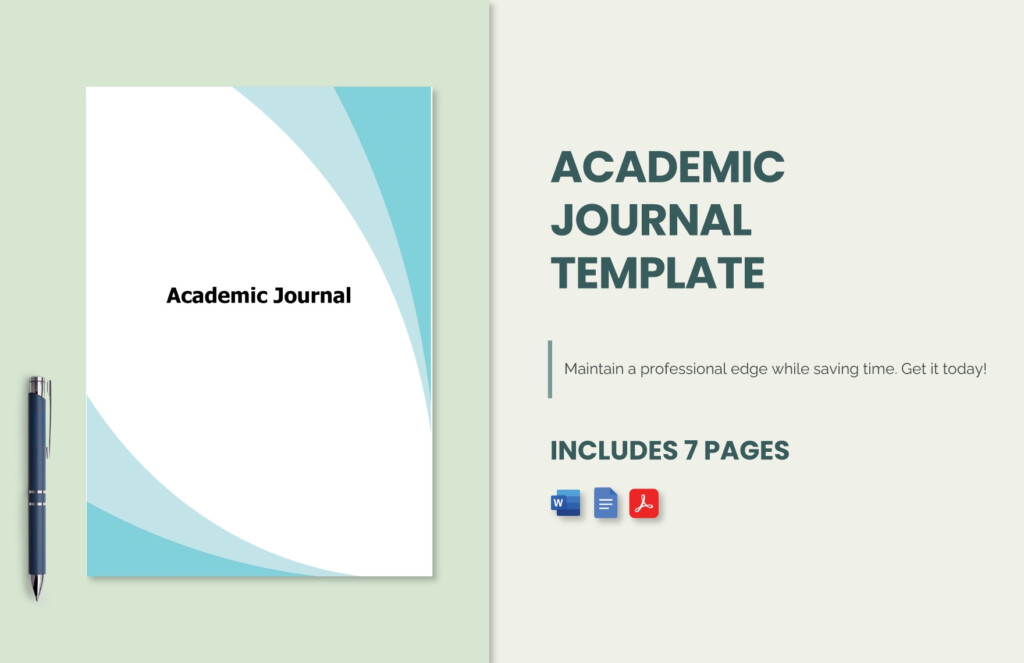 Academic Journal Template In Word PDF Google Docs Download 