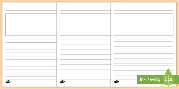 Blank Journal Template Printable Teaching Resources