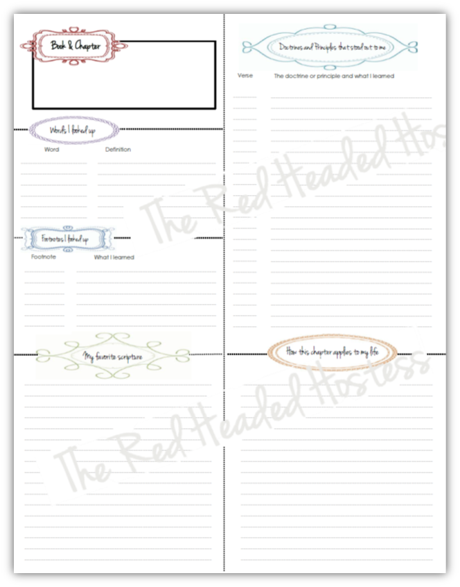 Business Paper Note Taking Template For Journal Articles