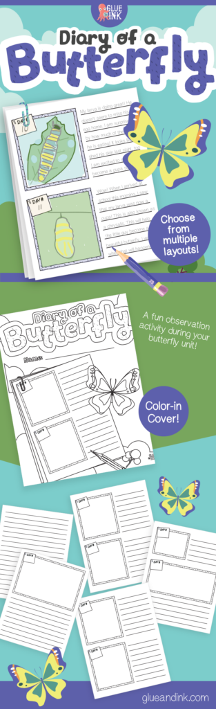 Butterfly Observation Journal Printable Free Free Templates Printable