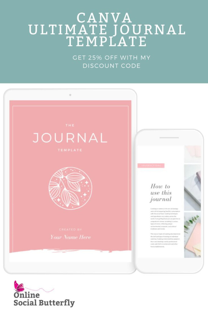 Canva Ultimate Journal Template Journal Template Templates Workbook 