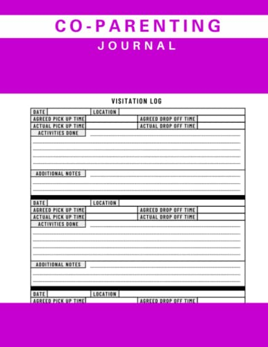 Co Parenting Journal Tool For Successful Shared Parenting After 