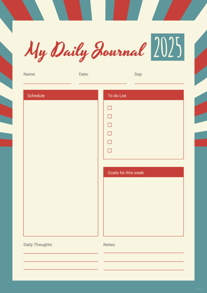 Design Journal Template