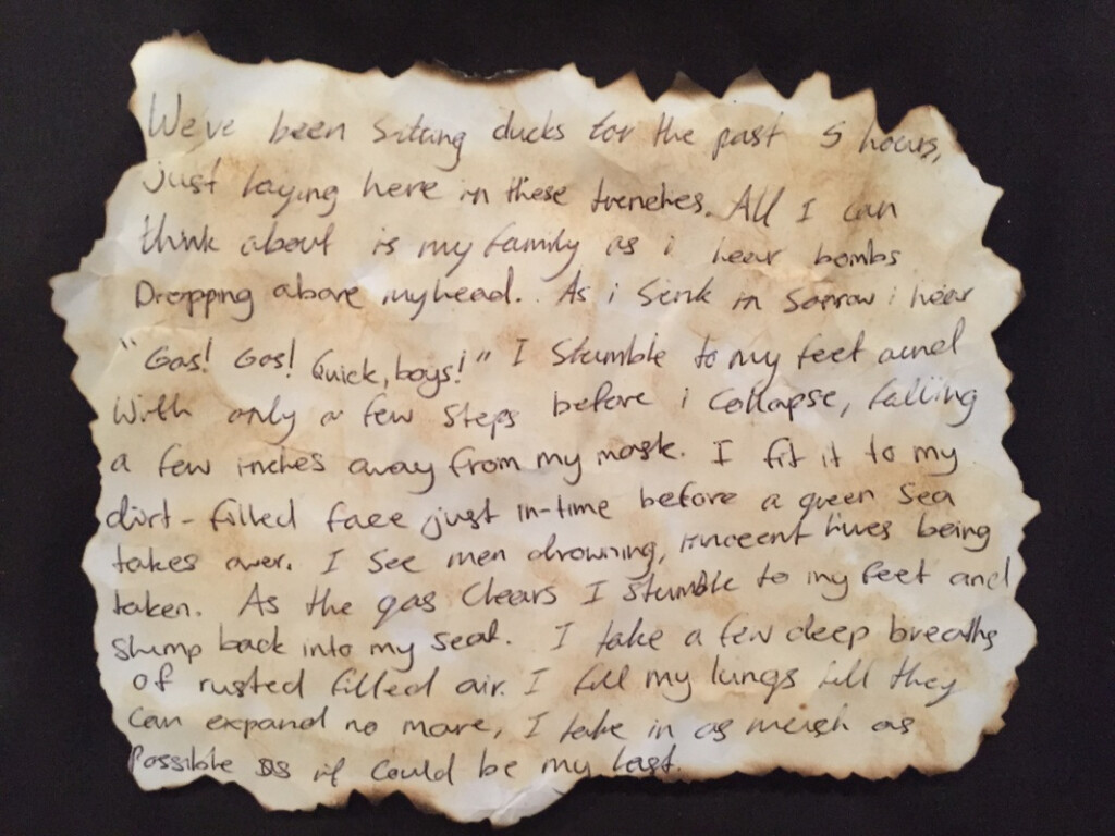 Diary Entry Dulce Et Decorum Est
