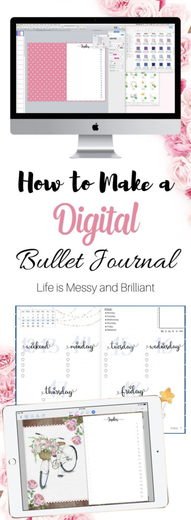 Digital Bullet Journal Template Free