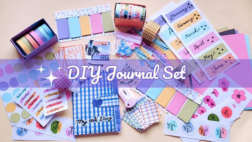 DIY JOURNAL SET How To Make Journal Set At Home DIY Journal Kit DIY 