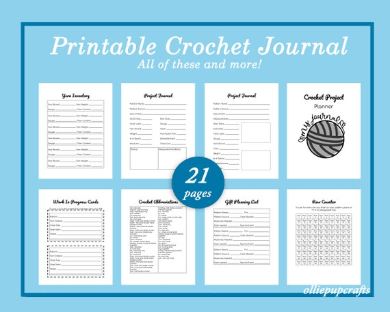 Download The Free Digital Crochet Planner Page