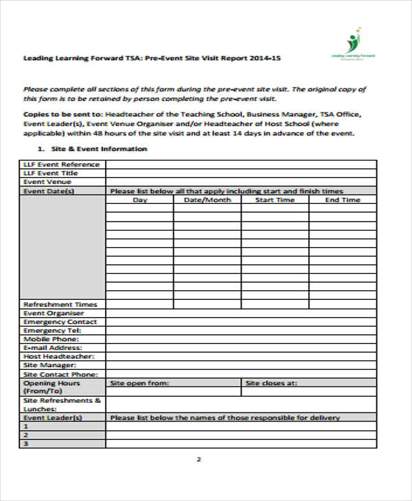 Event Report Templates 16 Free Word Excel PDF Formats Samples 
