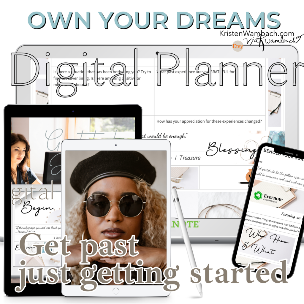 Evernote Digital Inspired Gratitude Journal Minimalist With A Brush 