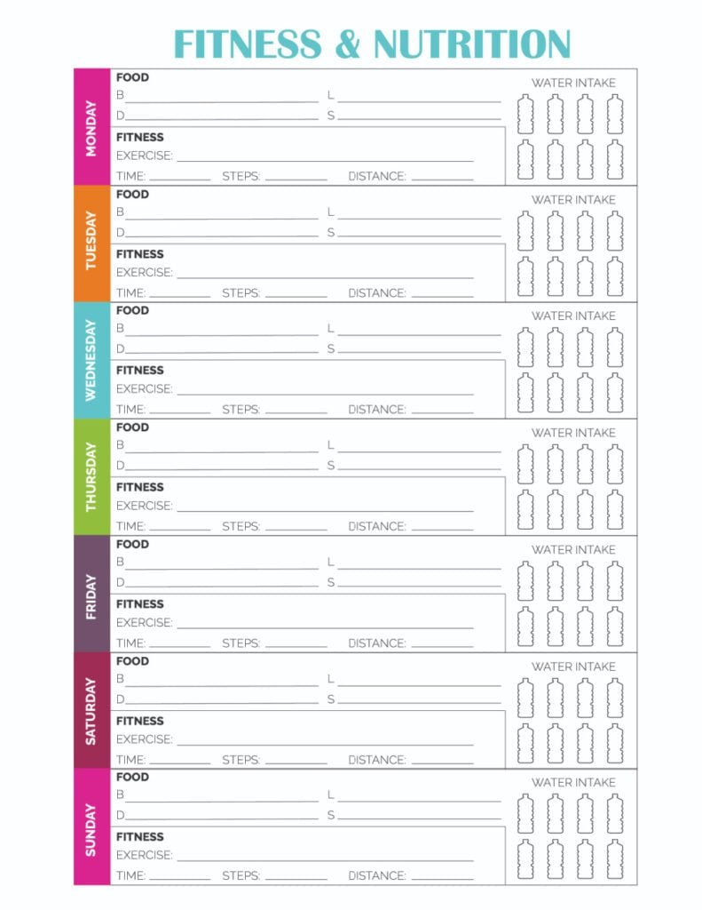 Fitness And Nutrition Plan Tips Printable Freebie Finding Mom