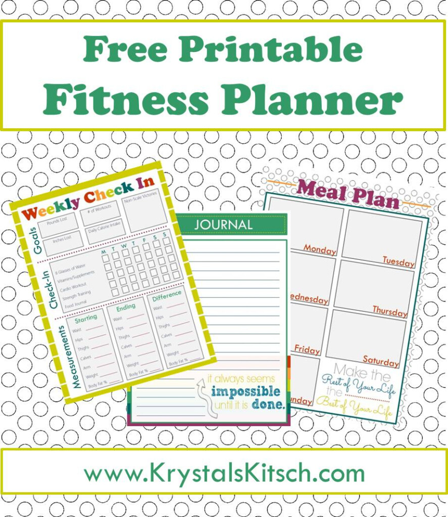Fitness Planner Printables Free