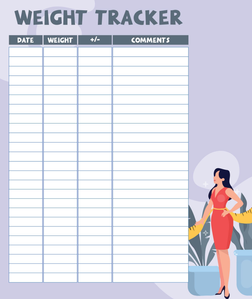 Food Journal For Weight Loss 10 Free PDF Printables Printablee