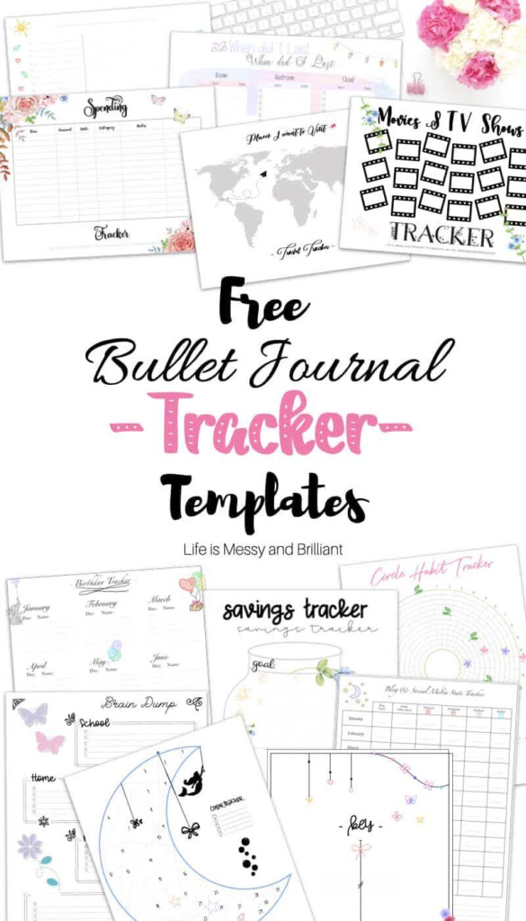 Free Bullet Journal Tracker Templates Artofit
