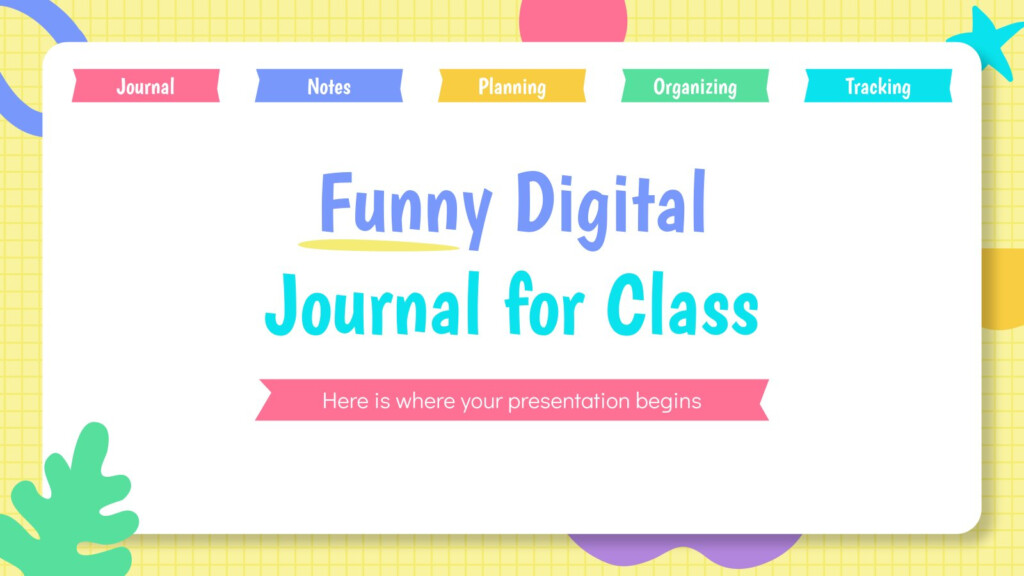 Free Google Slides PowerPoint Journal Templates