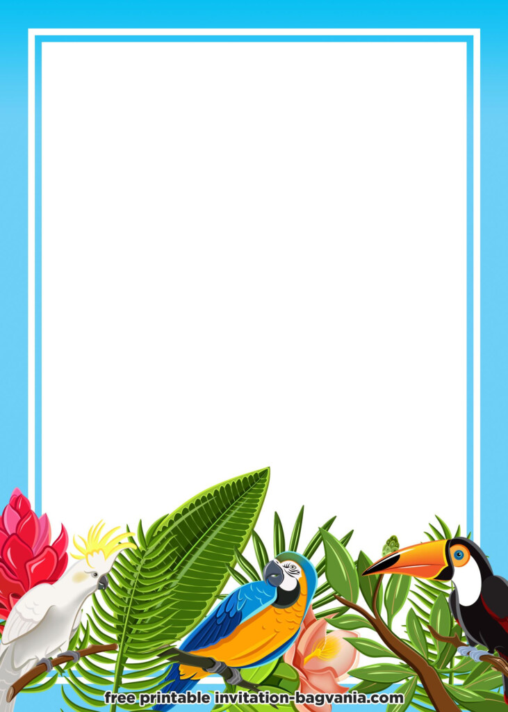FREE Hawaiian Invitation Templates Hawaiian Invitations Tropical 
