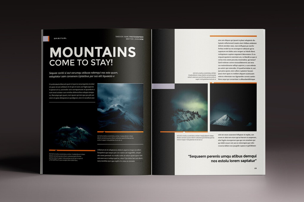Free Magazine Template Indesign Make Your Mockup In Seconds 