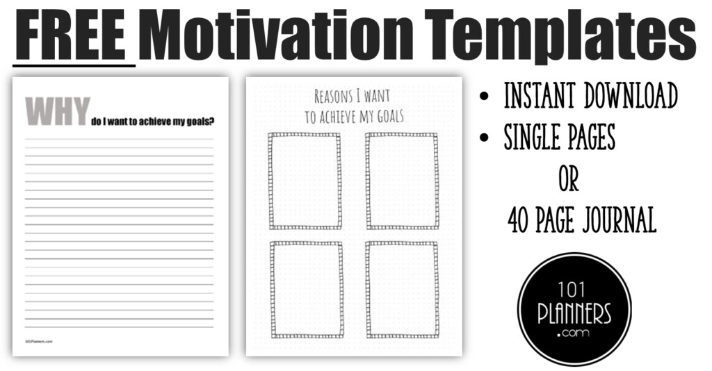 FREE Motivation Journal Motivation Journal Prompts