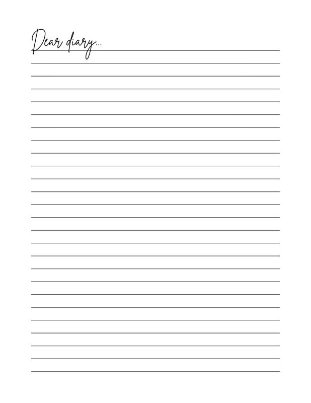 Free Printable Diary Templates You Can Customize Canva
