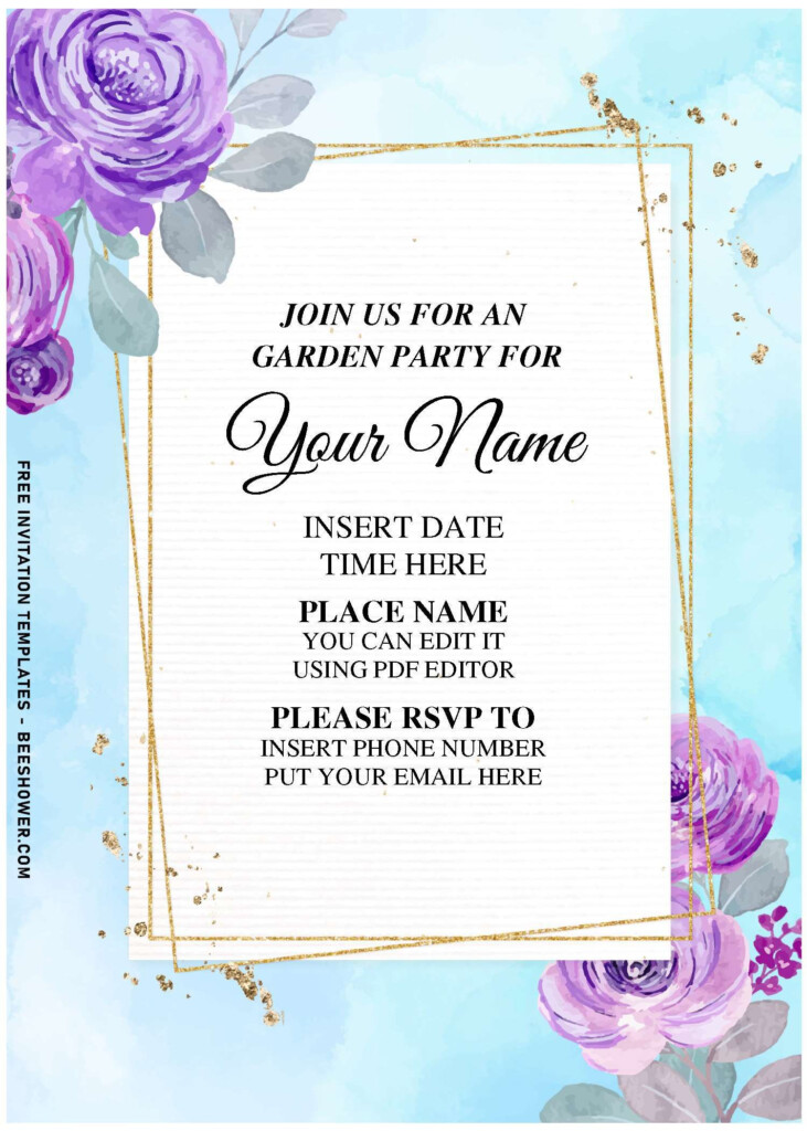 Free Printable Invitations Templates Birthday Invitation Templates 