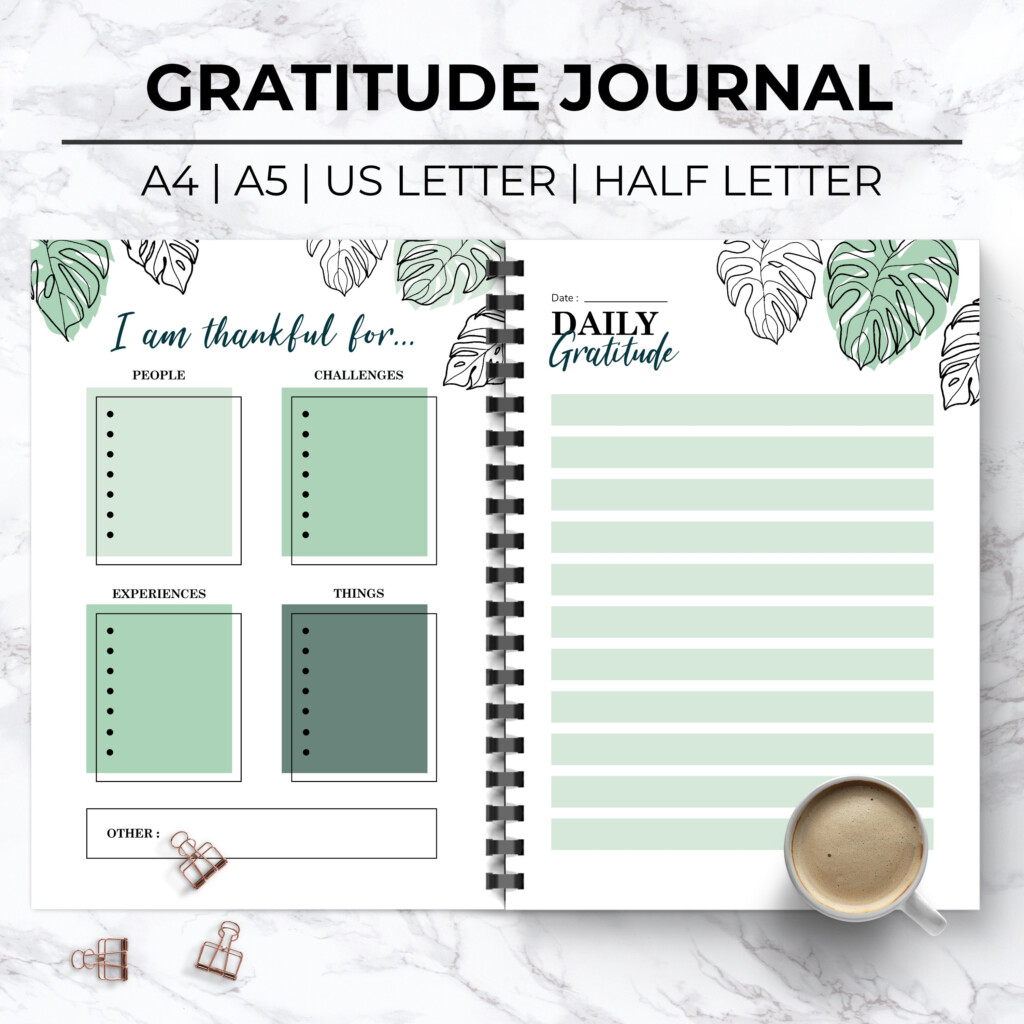 Gratitude Journal PrintableGratitude LogGratitude Etsy