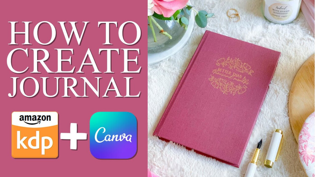 How To Create A Journal Using Canva Templates For Amazon KDP amazon 