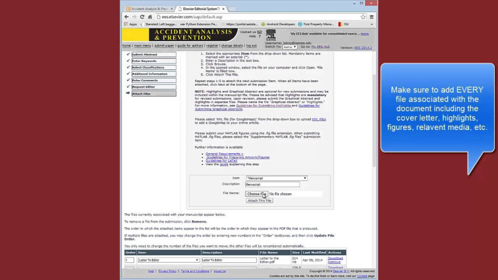 How To Submit An Article In Elsevier Journal YouTube