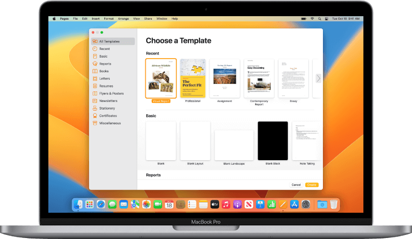 How To Use Apple Pages Templates To Create Stunning Documents WPS 