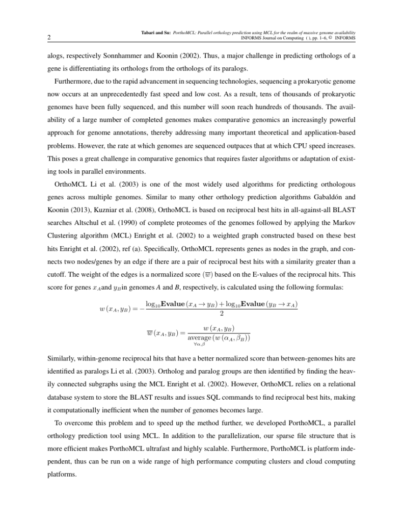 INFORMS Journal On Computing Template Informs