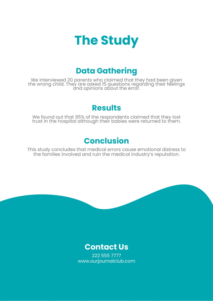 Journal Club Handout Template In Illustrator Word PSD Download 