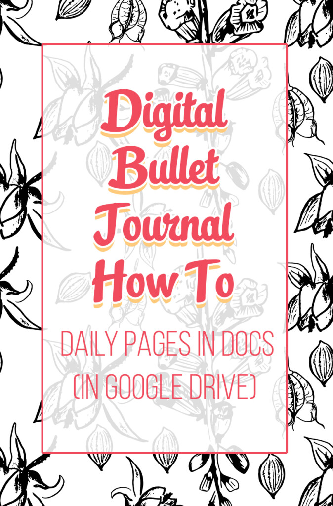 Journal Google Docs Template