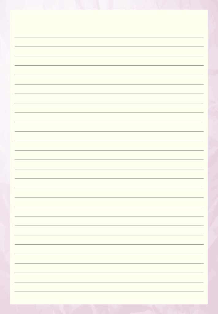 Journal Paper Templates 10 Free PDF Printables Printablee