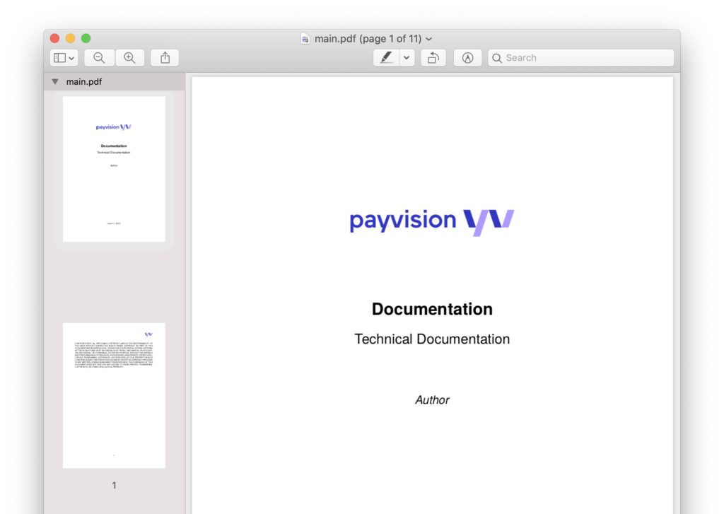 Latex Template