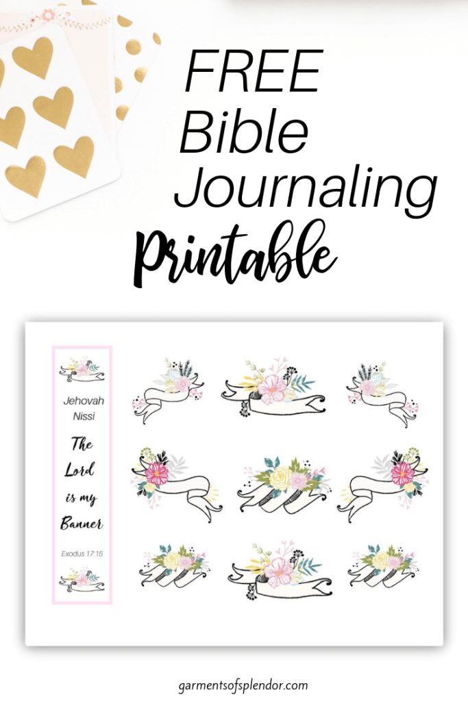 List Of Free Bible Journaling Printables
