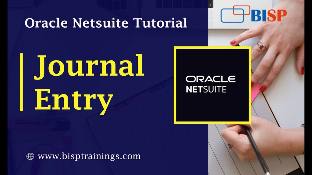 Netsuite Journal Entry Import Template
