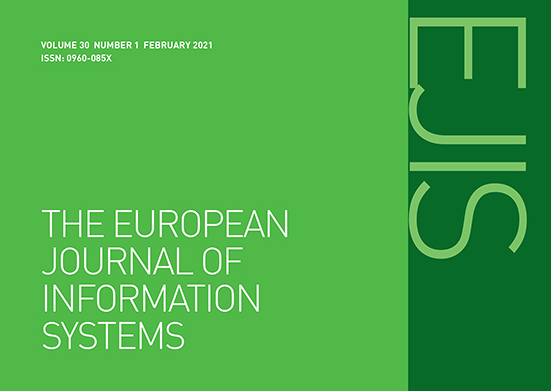 New Article Published In The European Journal Of Information Systems 