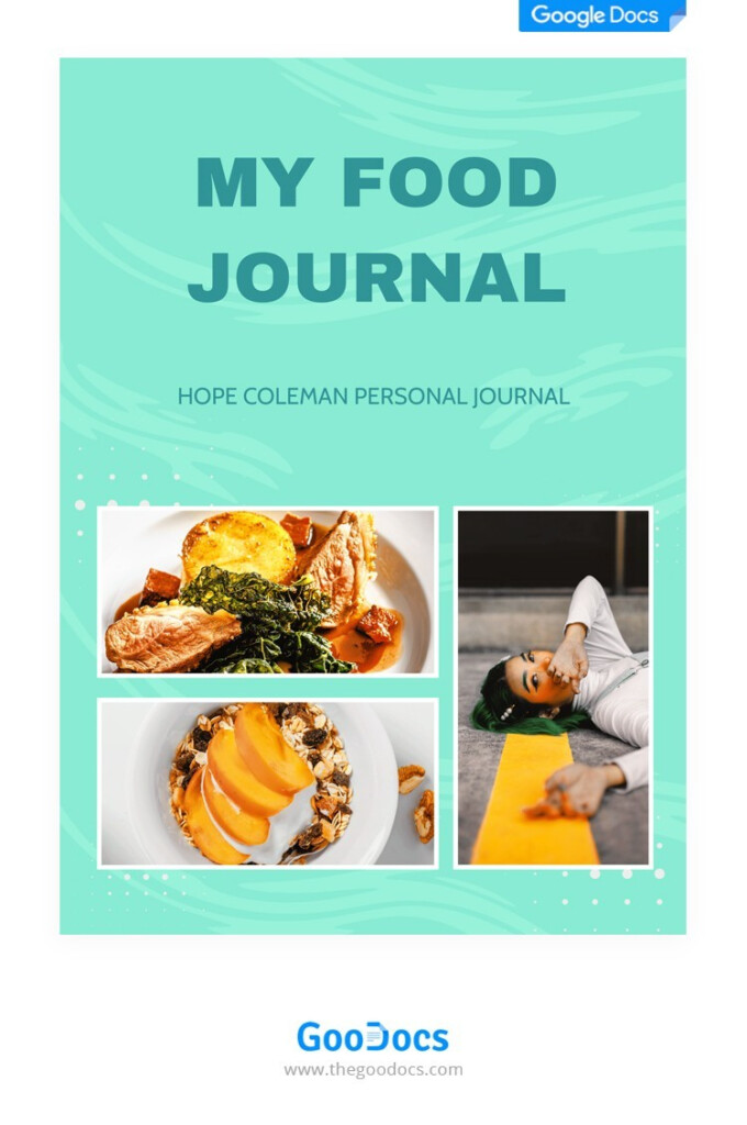  olorful Food Journal Template In Google Docs