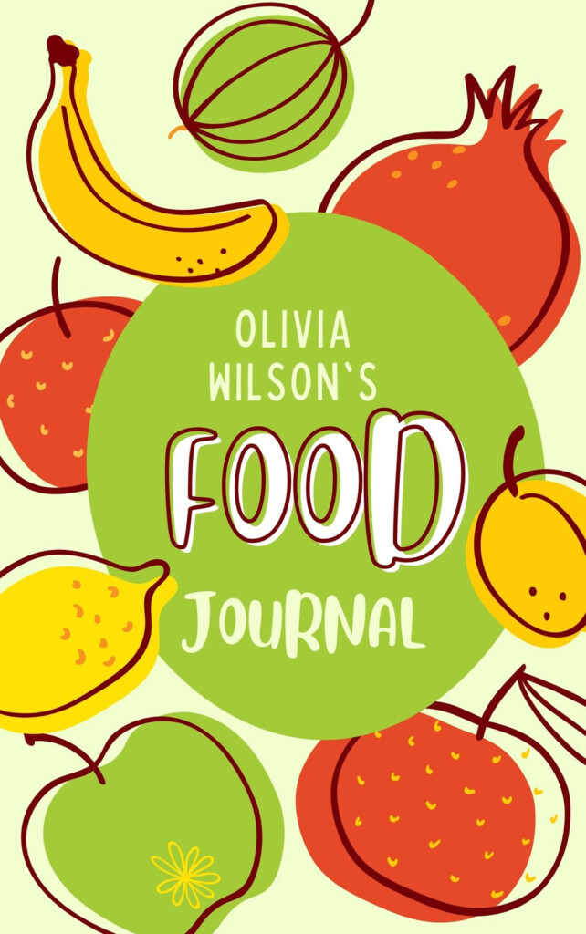 Page 2 Free Printable Food Journal Book Cover Templates Canva
