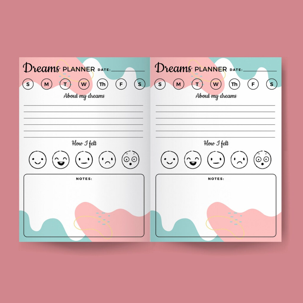 Printable Dream Journal Template Free Printable Templates