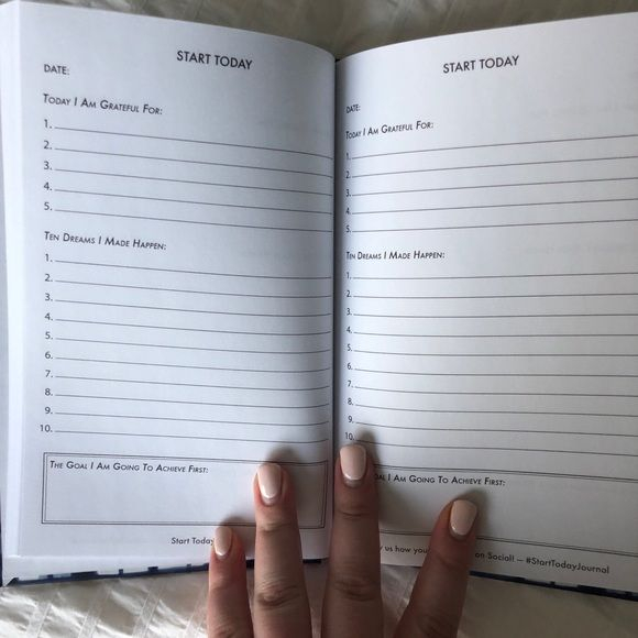 Rachel Hollis Start Today Journal Template Printable Calendars AT A 