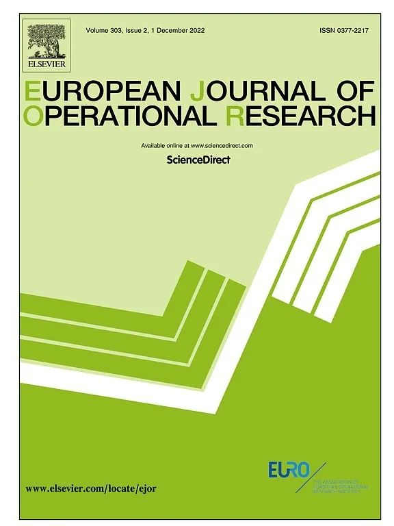  SCI EUROPEAN JOURNAL OF OPERATIONAL RESEARCH 