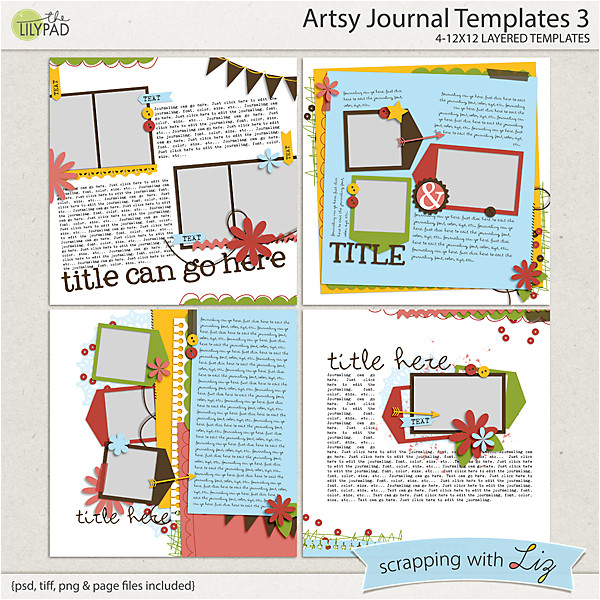 Scrapbook Journaling Templates Williamson ga us
