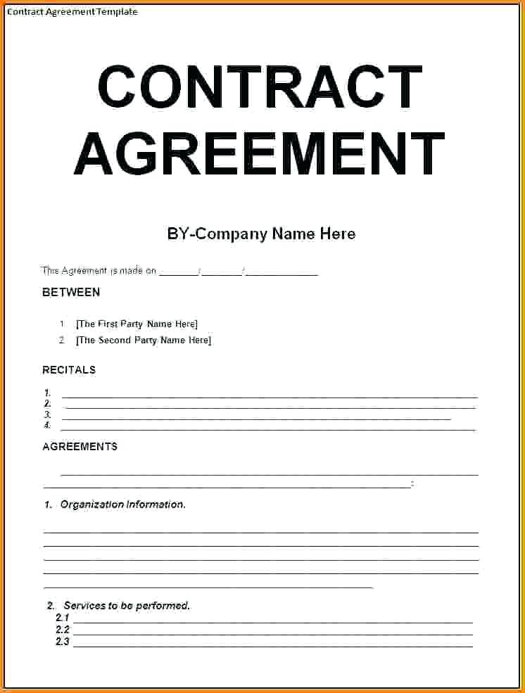 12 Contract Agreement Letter Examples