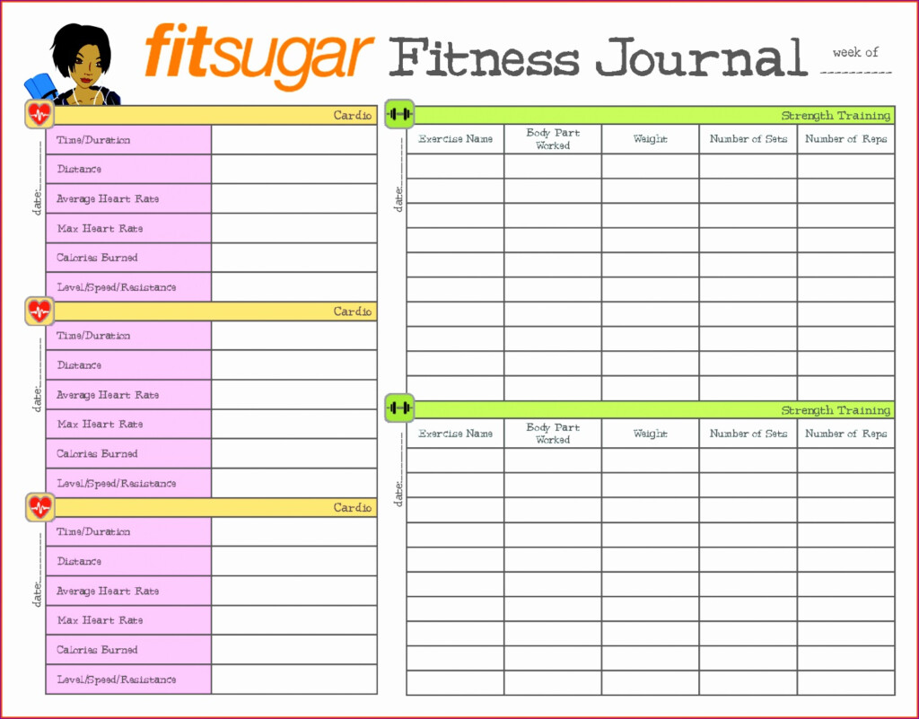 12 Workout Log Excel Template Excel Templates